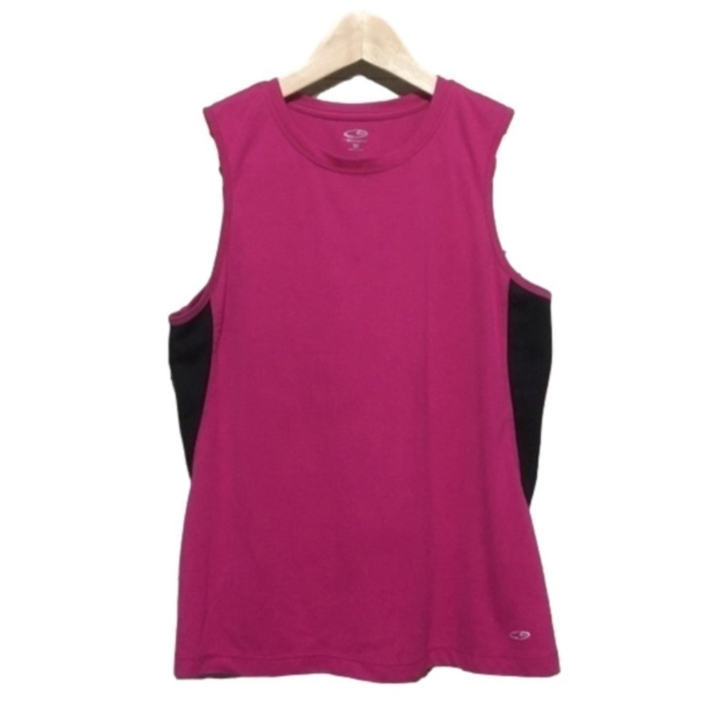 Champion performance activewear colorblock sleeveless top size medium